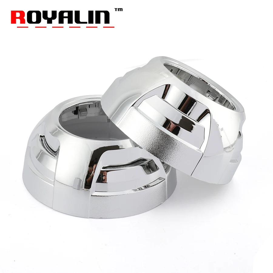 

ROYALIN Xenon Lens Shrouds For Apollo 3.0 Car Styling Bi-Xenon Projector Headlights Lens Cover Lamp Masks For Hella Q5 Lens DIY