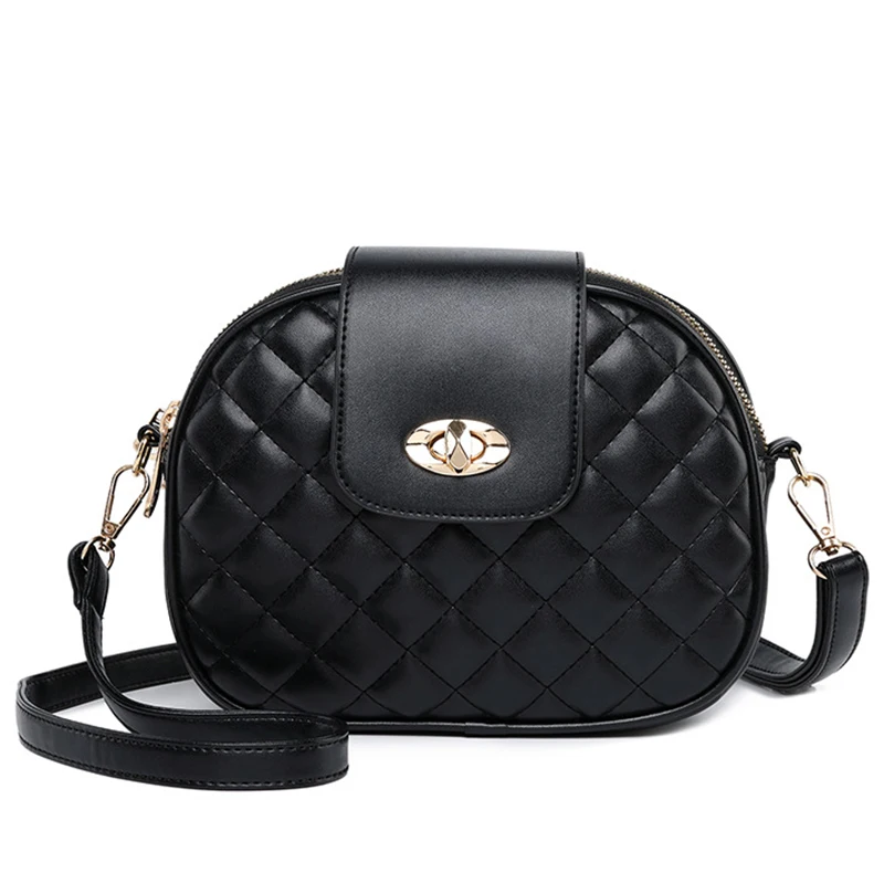 

2019 New Fashion Women Handbag Small Crossbody Satchel Female Taschen Leather Shoulder Bag Lady Bolso Quilted Tasche Promotion