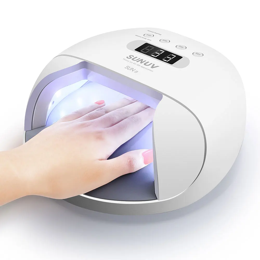 

SUNUV SUN7 Nail Lamp 48W Nail Dryer for Gel Varnish with 30pcs LEDs Battery Choice Fast Dry Nail Drying Machine