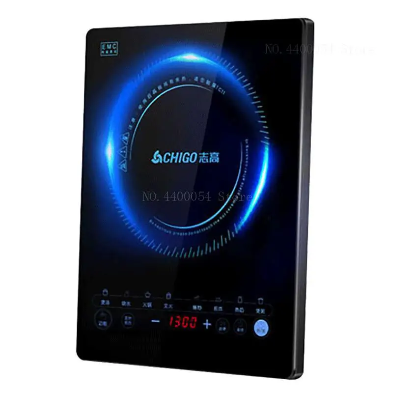 

2000W smart ultra-thin induction cooker kitchen tools with Wear-resistant Touch screen Black Grain panel EMC 8 gear