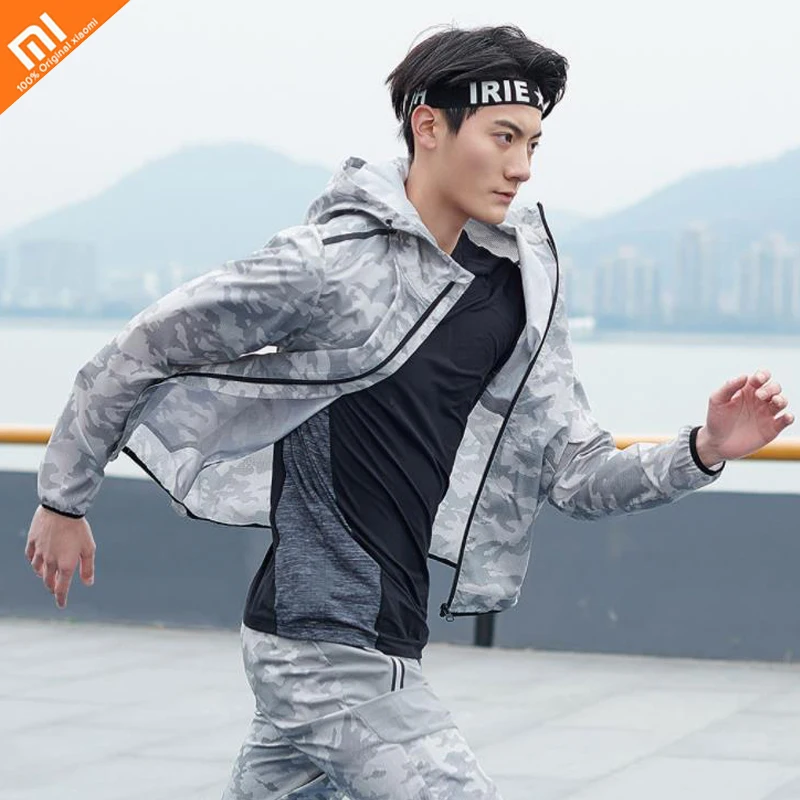  2019 new Xiaomi Mijia men's trend camouflage quick-drying jacket 2 colors for choose suit for men