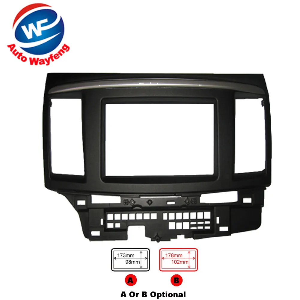 

Car refitting DVD frame,DVD panel,Dash Kit,Fascia Radio Frame,Audio frame Fit For 2010 Mitsubishi Galant Fortis,Lancer X 2DIN