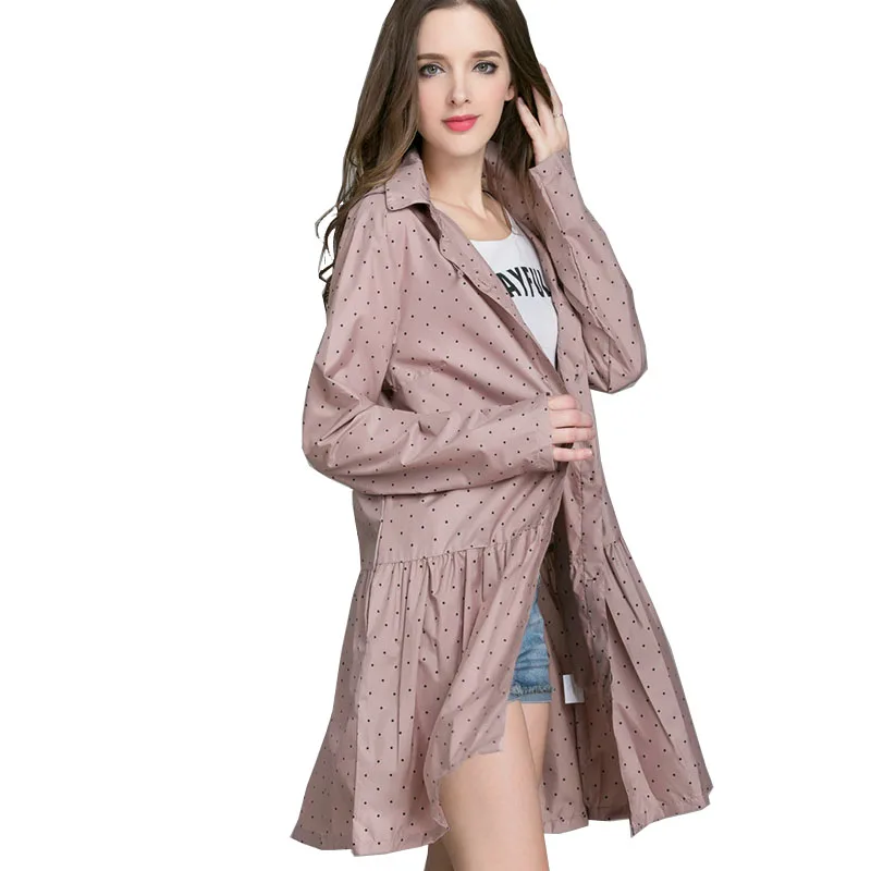 

Long Women Raincoat Rain Coat Women's Rainwear Windbreaker Ladies Rain Coat Poncho Riding Clothes Hooded Womens Raincoat WZP210