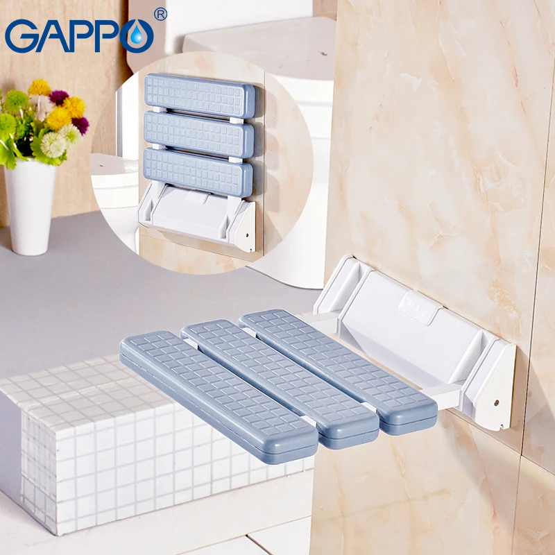 GAPPO Wall Mounted Shower Seat bathroom 