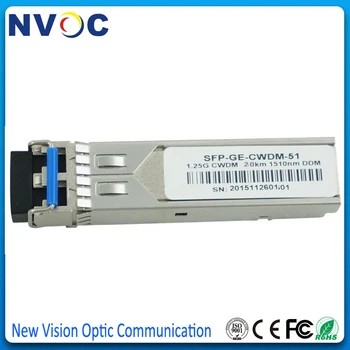 

1.25G CWDM SFP 1270-1610nm 20KM CWDM SFP Optic Transceiver,Dual LC 1610nm 1470nm 1330nm 1310nm CWDM SFP Transceiver Module