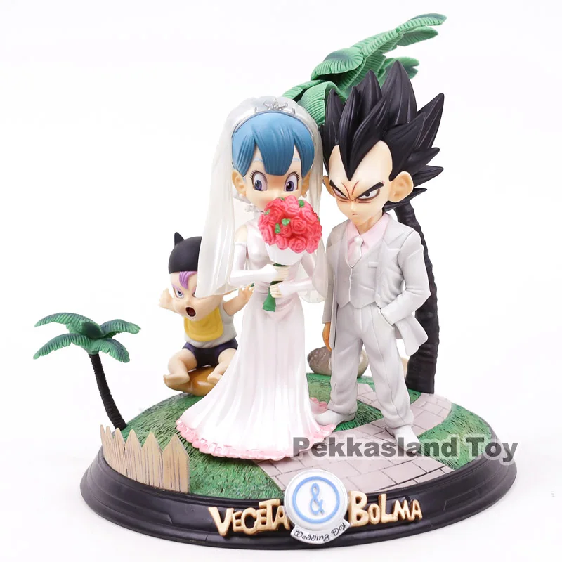 Bejita Yonsei ブルマベビートランクス結婚式の日bejita Yonsei家族フィギュアモデルのおもちゃ22センチメートル Null Aliexpress