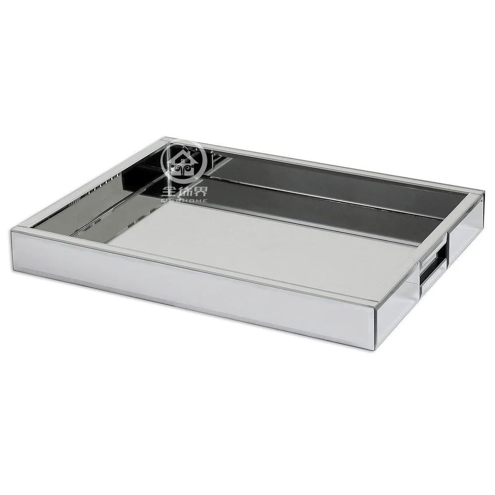 Us 69 16 9 Off Rectangle Gl Mirrored Tray Modern Table Makeup Mirror Storage Serving Wedding Decor Organizer D F0020 In Figurines Us 69 16 9 Off Rectangle Gl Mirrored Tray Modern Table Makeup Mirror Storage Serving Wedding Decor Organizer D F0020 In Figurines