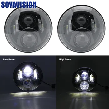 

For jeep suzuki samurai 7Inch 12V 24V Car LED Auto Headlight assembly for Lada 4x4 urban Niva 7" LED Headlamp Replacement Lights
