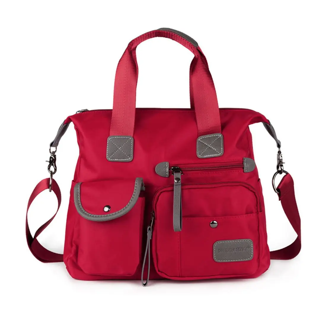 DCOS New Ladies Fashion Waterproof Oxford Tote Bag Casual Nylon Shoulder Bag Mummy Bag Large Capacity Canvas Bag DCOS New Ladies Fashion Waterproof Oxford Tote Bag Casual Nylon Shoulder Bag Mummy Bag Large Capacity Canvas Bag