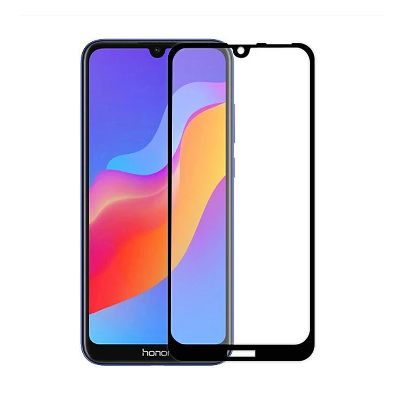 Полное покрытие экрана протектор стекло для Huawei Honor 8A закаленное Play защитная