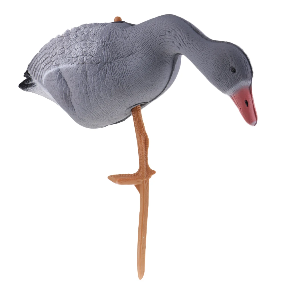 XPE 3D Lifelike Foldable Hollow body Full Body Goose Hunting Shooting Decoys Lawn Ornament Pond Garden Backyard Decoration