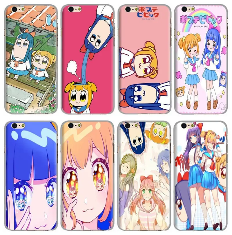 Pop Team Epic Popuko and Pipimi Key Chain Anime Manga NEW
