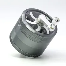 Новинка,, рокер, 4 слоя, 63 мм, алюминиевый сплав, дробилка для травы, специй, мельница для табака, курительная трубка, сигары, ручная дробилка