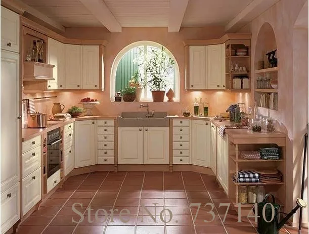 Матовый белый лак кухонный шкаф из белого дуба шкаф|lacquer kitchen cabinet|kitchen cabinets chinakitchen
