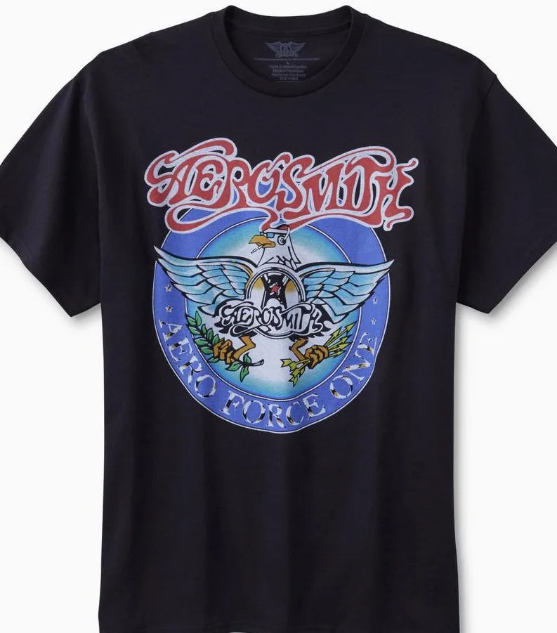 

Aerosmith Aero Force One T Shirt_ Size Large_ New with tags_ Officially Licensed