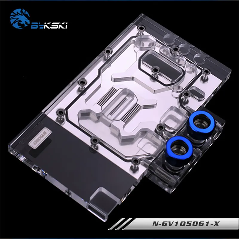 Bykski полный охват GPU водный блок для Gigabyte GTX1050 GTX1050TI видеокарта N-GV1050G1-X