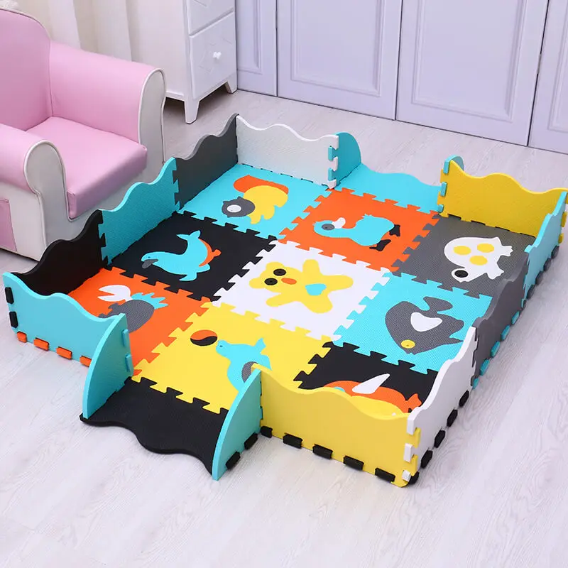 9 шт. детский коврик пазл из пены эва|carpet for kids|baby play matplay mat |