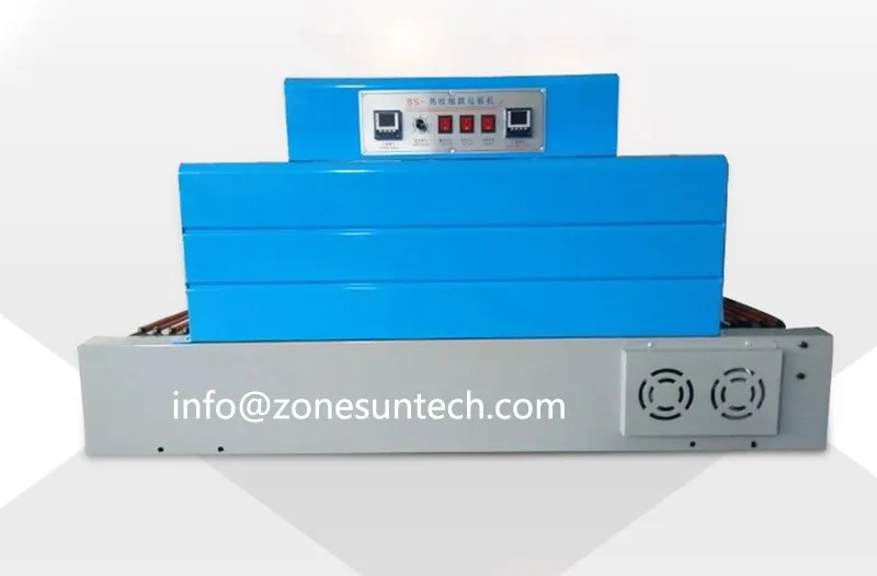 ZONEUN BS-400 автоматический термоусадочная Машина уменьшить аппарат для упаковки в пленку посуда машина упаковывания в усадочную пленку