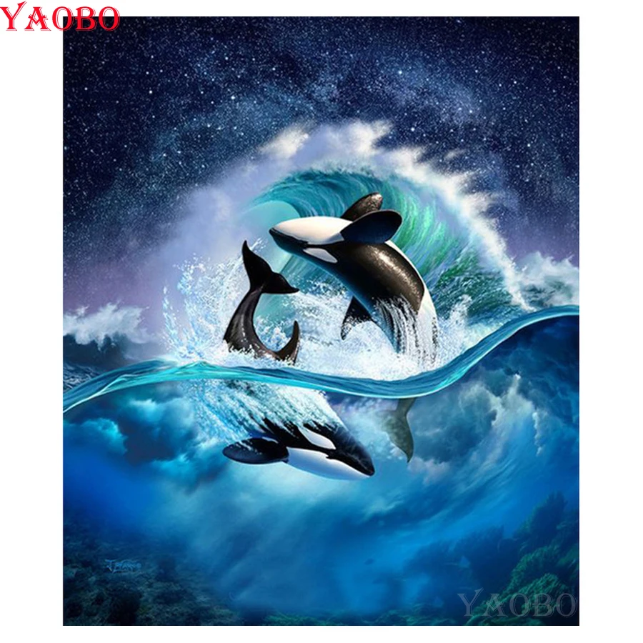 DIY 5D Diamond Painting Kits Full Drill Round Crystal Rhinestone Embroidery Pictures Arts Craft for Home Wall Decor Gift ColorBird 30X40CM
