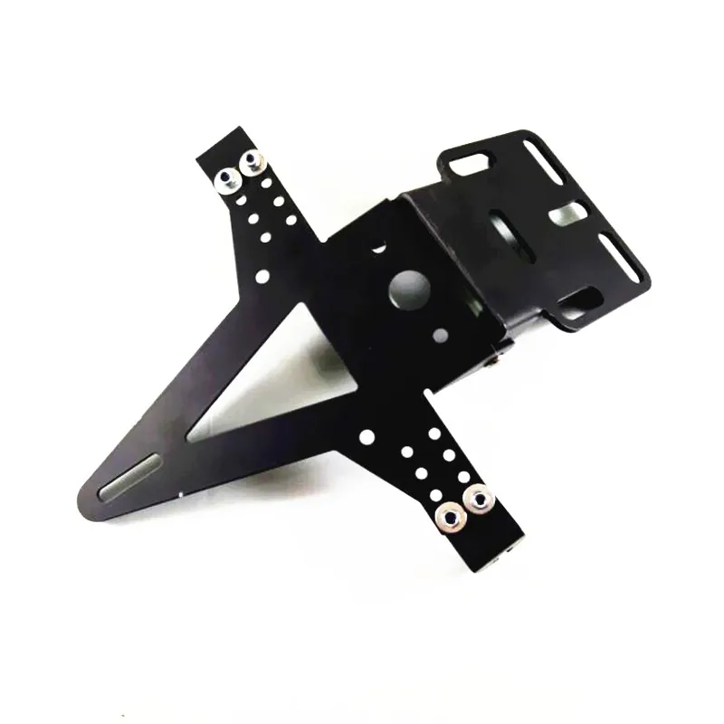 

Motorcycle Black Rear Tail Light License Plate For Honda Yamaha Kawasaki Suzuki Scooter Offroad Street Bike Dirt Bike Custom