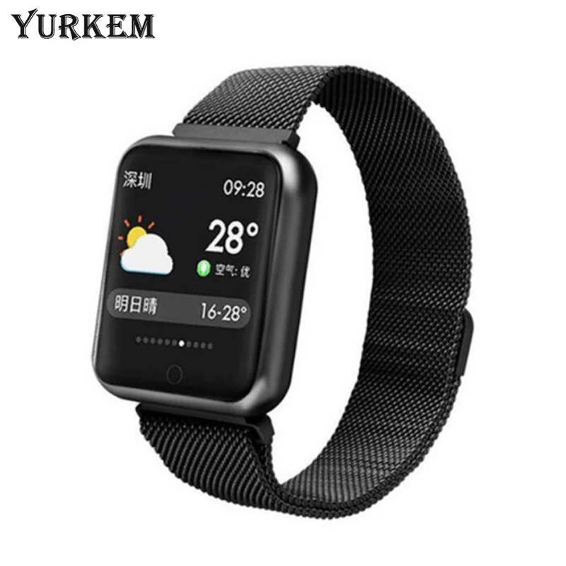 

Fitness Bracelet P68 Watch ip68 waterproof for apple watch xiaomi ios Android Heart Rate Pressure measurement Smartwatch men