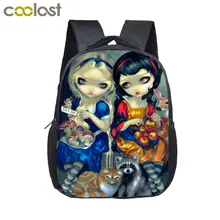 Kawaii Готический мультяшный маленький рюкзак для девочек, Детский рюкзак для детского сада, подгузник для девочек, рюкзак для малышей, сумка для детей, школьные сумки