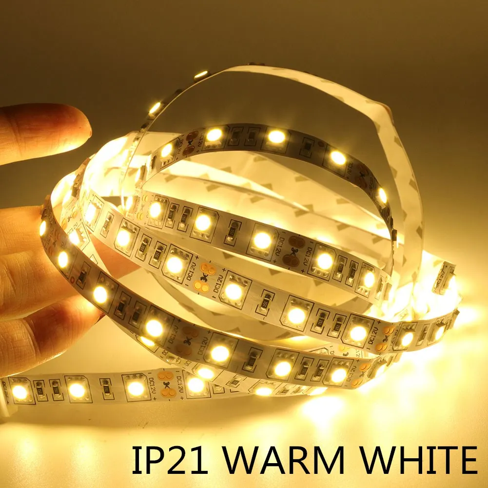 Гибкая светодиодная лента EU/US/AU/UK DC12V SMD 5050 красный/зеленый/синий/белый/теплый