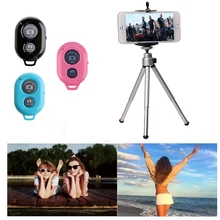 Металлический Мини беспроводной Bluetooth пульт дистанционного управления штатив монопод палка для селфи с затвором Выдвижная камера стенд Универсальный телефон штативы