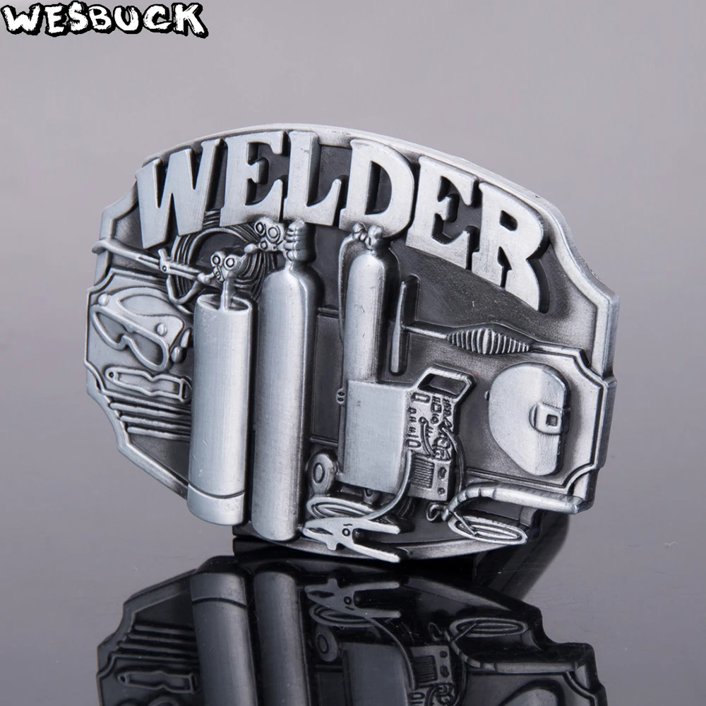 Hebilla de cinturón de metal para soldador unisex
