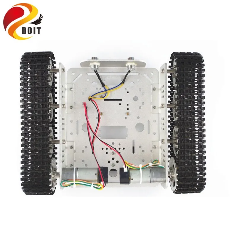 Умный RC робот танк шасси автомобиля металлический каркас гусеничный с датчиком скорости двигателя для arduino diy