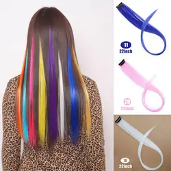 37 цветов 50 см аксессуары для волос повязки на голову для Женщин Девочка синтетический длинный прямой синтетический зажим для волос