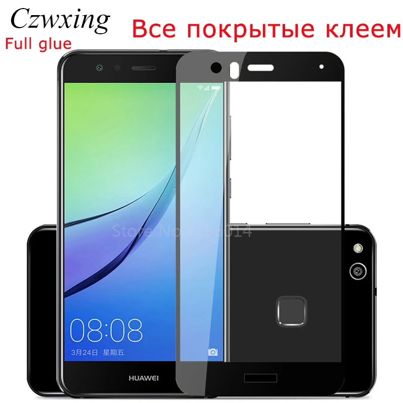 Для Huawei P10 lite закаленное стекло защита для экрана P 10 P10lite WAS-LX1 полное клеевое