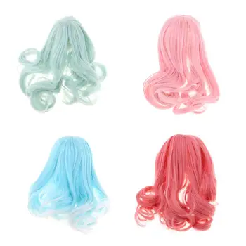

Girl Dolls Wavy Long Curly Hair Wig Hairpieces for Blythe 1/3 BJD Night Lolita Doll Accessories Decoration Children Kids Toys