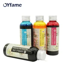OYfame 100 мл x 4 шт. Универсальный съедобные чернила Еда чернила для машина для кофейной печати для торт шоколадный кофе Еда принтер