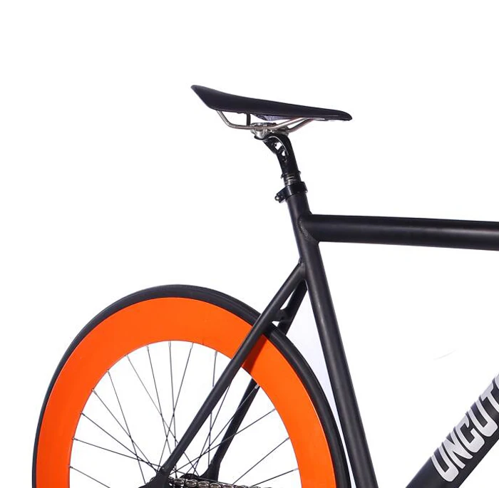 Excellent Fixed Gear bike   frame 53cm 55cm 58cm  Aluminum alloy Bike Track  Bicycle 70mm alloy  700C wheel Fixie bike 5