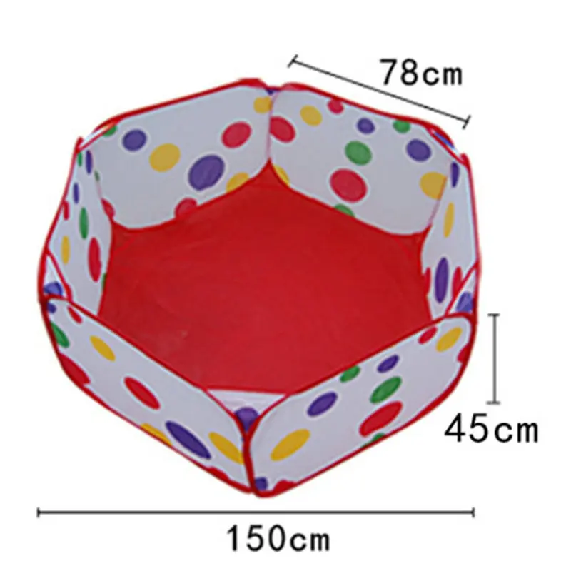 1.5 м применяется шестиугольник Форма океан мяч держатель бассейн детские игры игрушка палатка питания