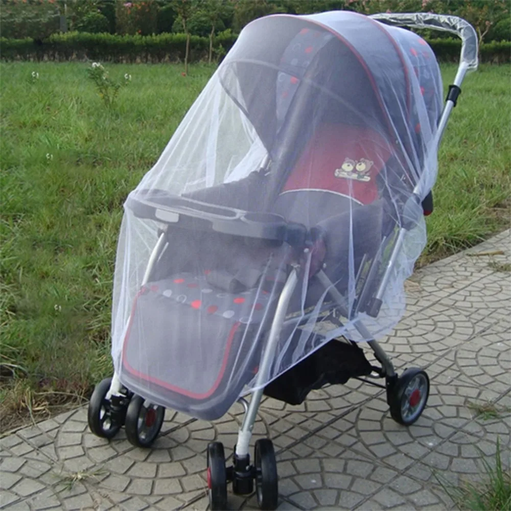 Горячая Открытый для младенцев прогулочная коляска москитной сеткой сетки дефектная LL5