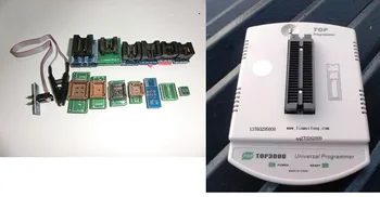 

New Arrival TOP3000 Top-3000 Universal Programmer USB Universal ECU Chip Tunning +13 adapters+sop8 test clip