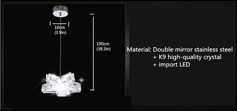 Список светодиодный Кристалл потолочные лампы-светильники огни прохода минималистичный современный маленький романтический Звездный светодиодный энергосберегающий светильник