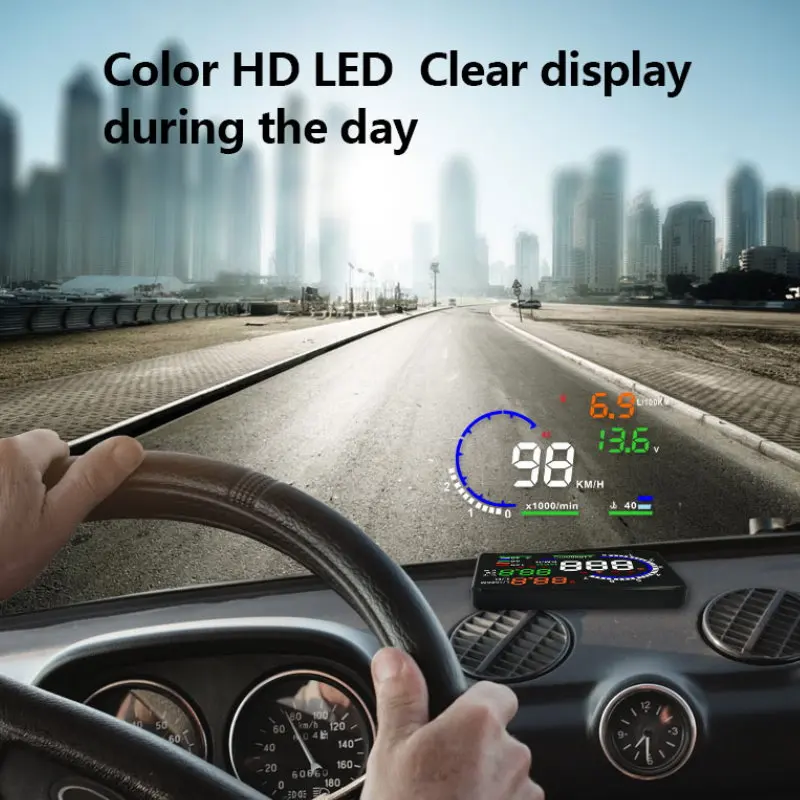 ڵ HUD   ÷ Audi A8 S8 D3 D4 V10 A8L 2011-2020,  ũ OBD ӵ    ׼