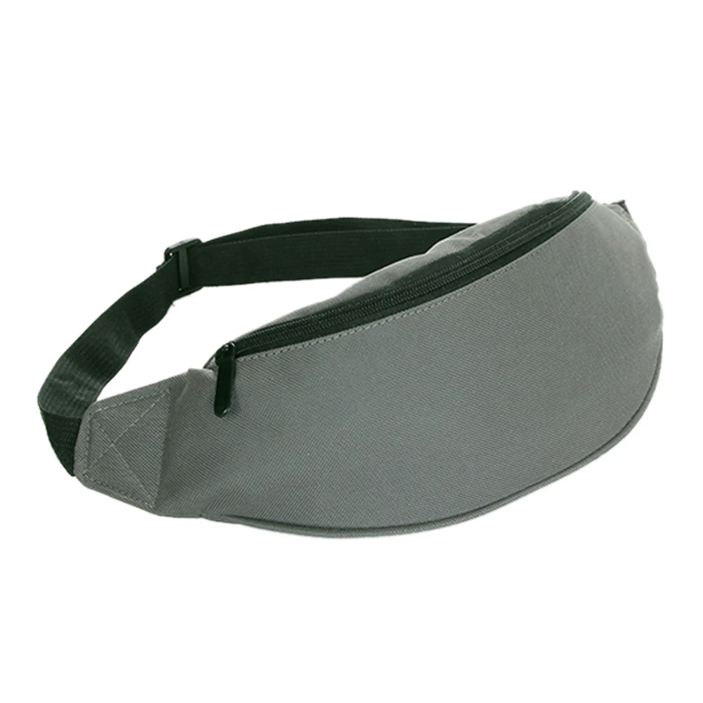 Bag Fanny Pack Hip Waist Festival Money Pouch Belt Wallet travel bag Holiday Kids grey