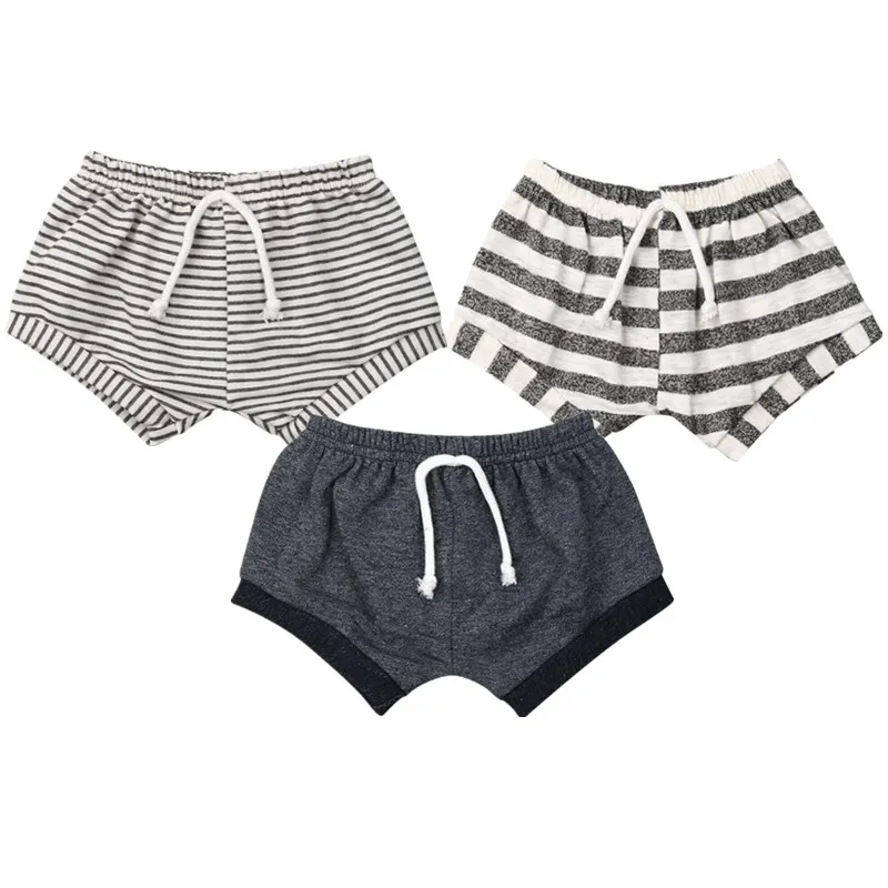 

New Toddler Baby Kids Girl Boy Summer Casual Cotton Striped Shorts Bottom Briefs