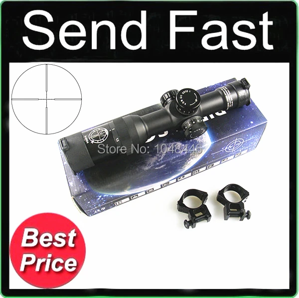 Cheap 1-4x24 IRF rifle scope 30MM free mount