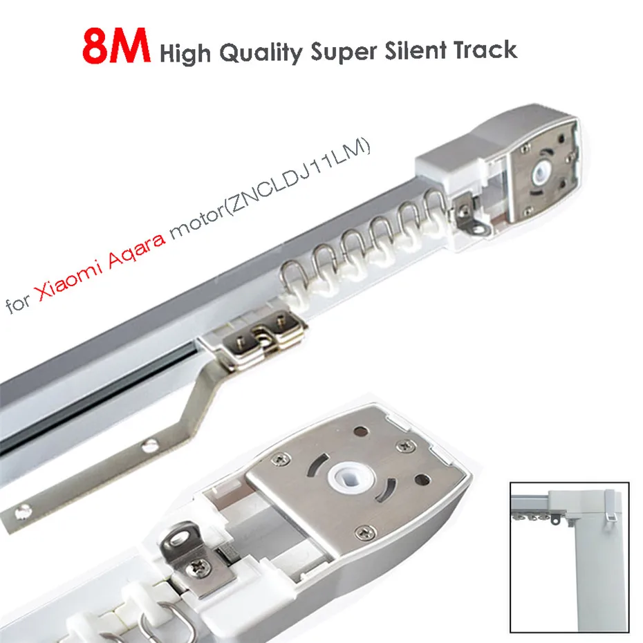 

8M or less High Quality Track for Xiaomi Aqara Motor,Zigbee Wifi Curtain System,MI HOME App Smart Remote Control Silent Rail