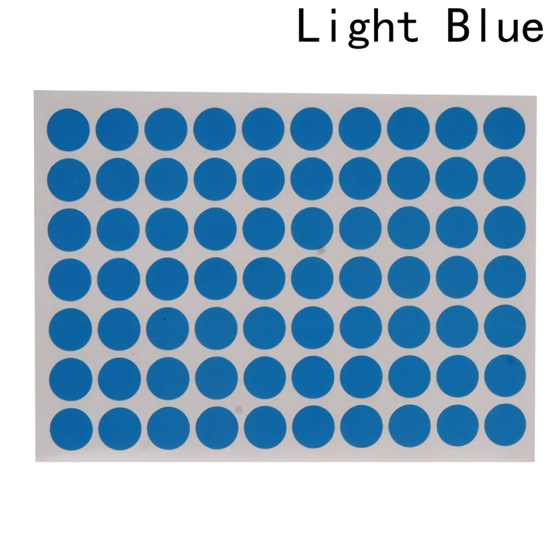 12 шт./компл. Новое поступление 10 мм круги круглый код наклейки самоклеющиеся липкие этикетки - Цвет: LB
