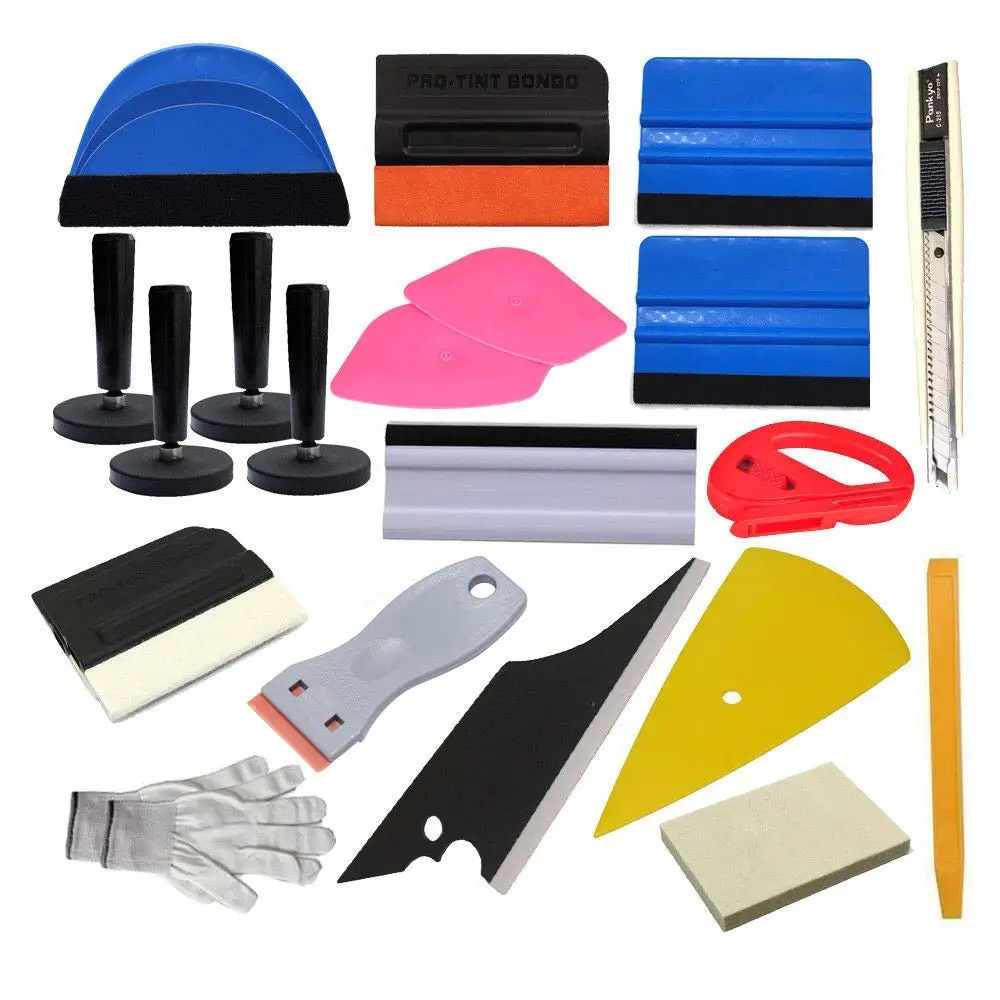 

21Pcs Car Vinyl Wrap Scraper Tool Window Tint Kit for Car Wrap Film Application