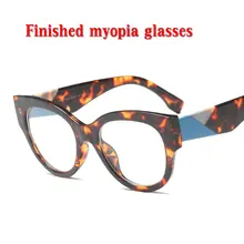MINCL новые готовые очки для близорукости для женщин и мужчин ясная Мода Кот близорукая близорукость с диоптрий-1.0to-4,0 NX