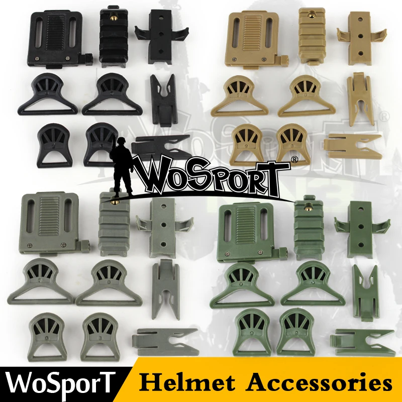 

WOSPORT Tactical Accessory of Helmets Outdoor Airsoft Paintball Hunting Army Military CS Painball Helmet Accessories