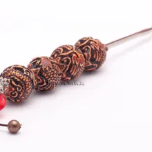 Дракон/Феникс резьба Бодхи ручка игла для чая для придирки пуэр чайный торт, чай нож и резаки, чайный инструмент, чайная посуда, PJ06