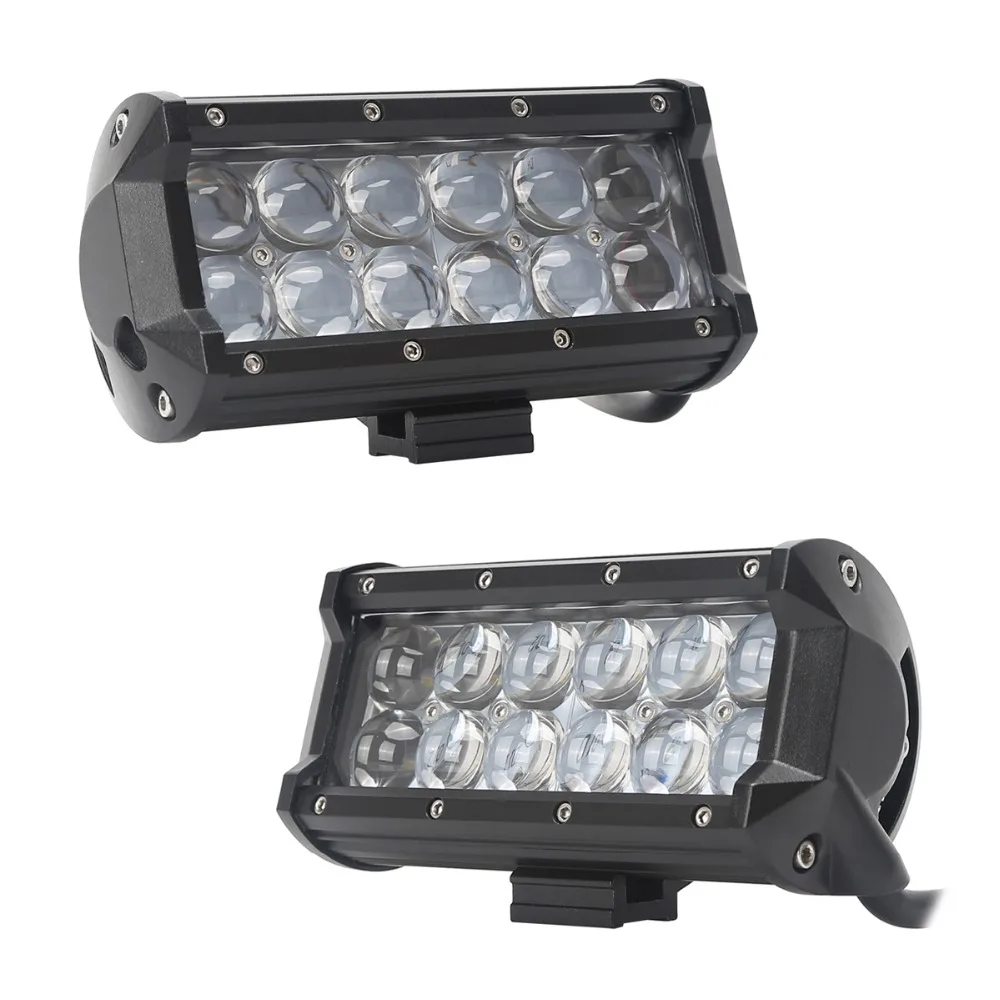 Green L 18W 36W 54W 72W LED Light Bar 6000LM light bar Dual Row double